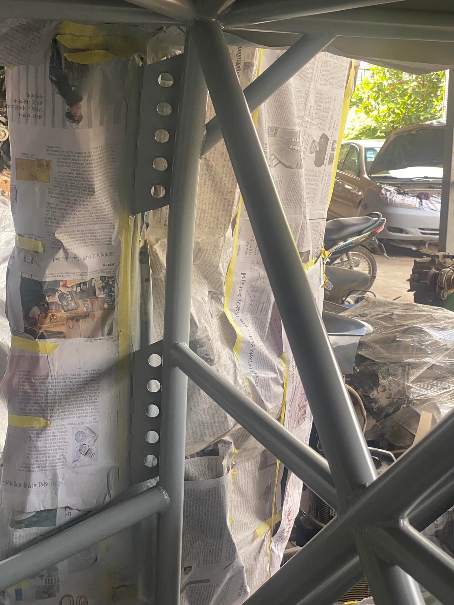 D-Max rollcage build