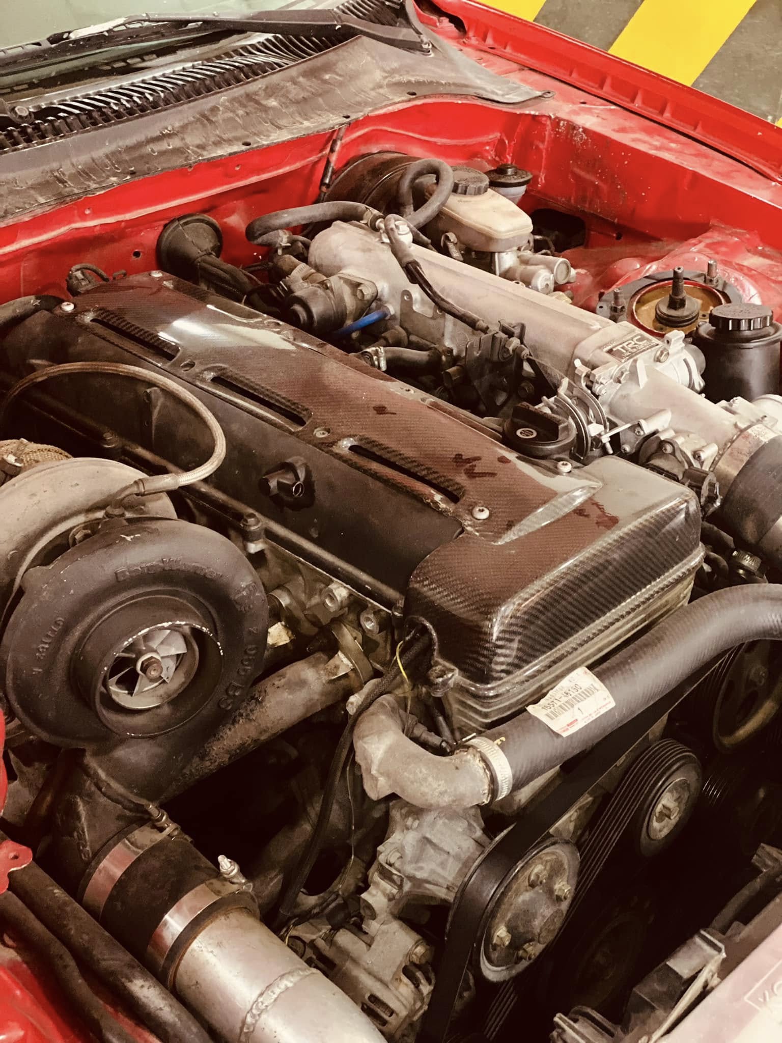 2JZ engine bay